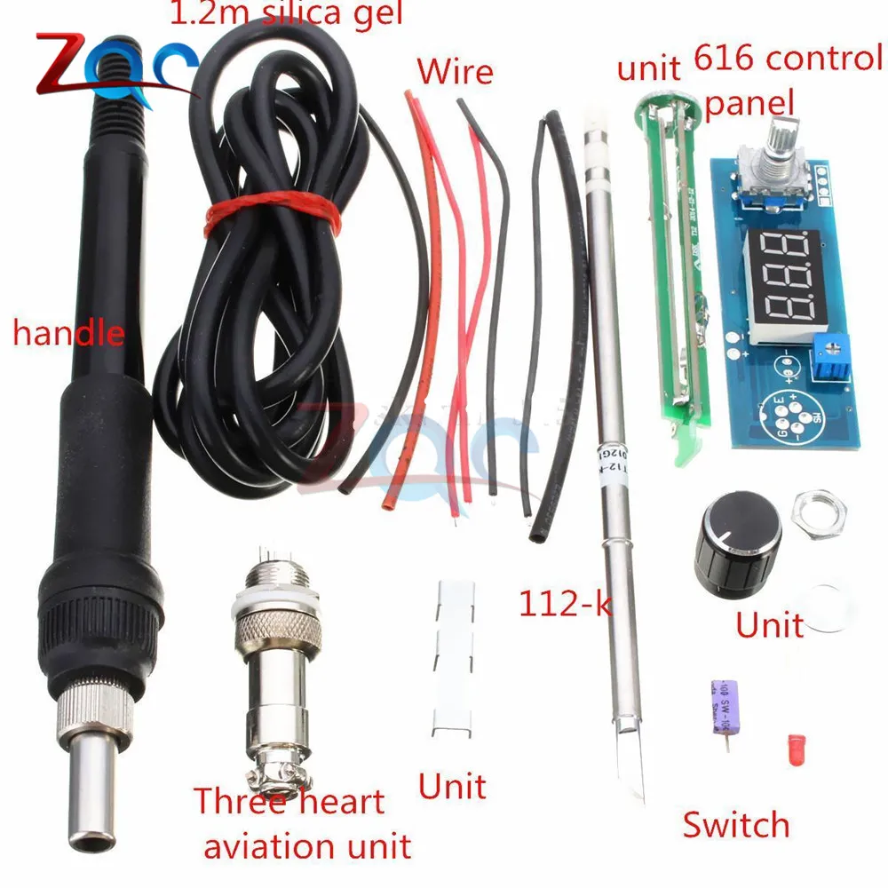 Digital Soldering Iron Station Temperature Controller Kits For HAKKO T12 Handle