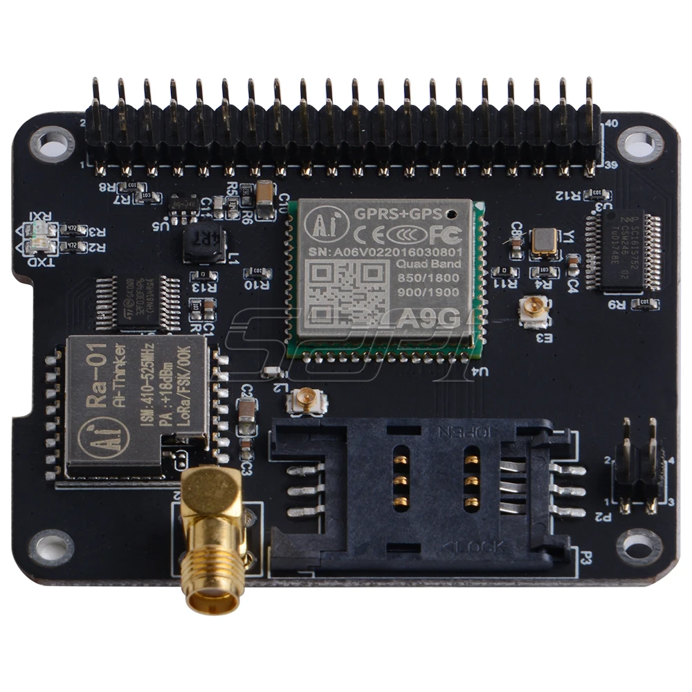 52Pi IoT Node(A) One of DockerPi Series Module Contain GSM , GPS , Lora for Raspberry Pi 4 B for Raspberry Pi All Models