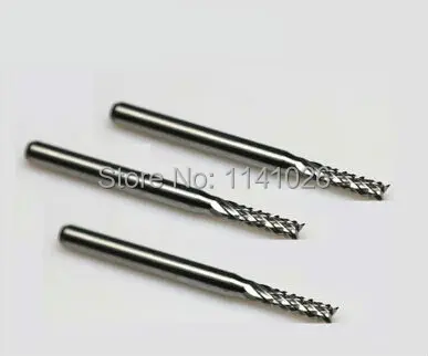 무료 배송 10pcs 3.175*0.7mm 카바이드 엔드 밀링 조각 에지 커터 드릴 라우터 비트 CNC/PCB 기계 목공