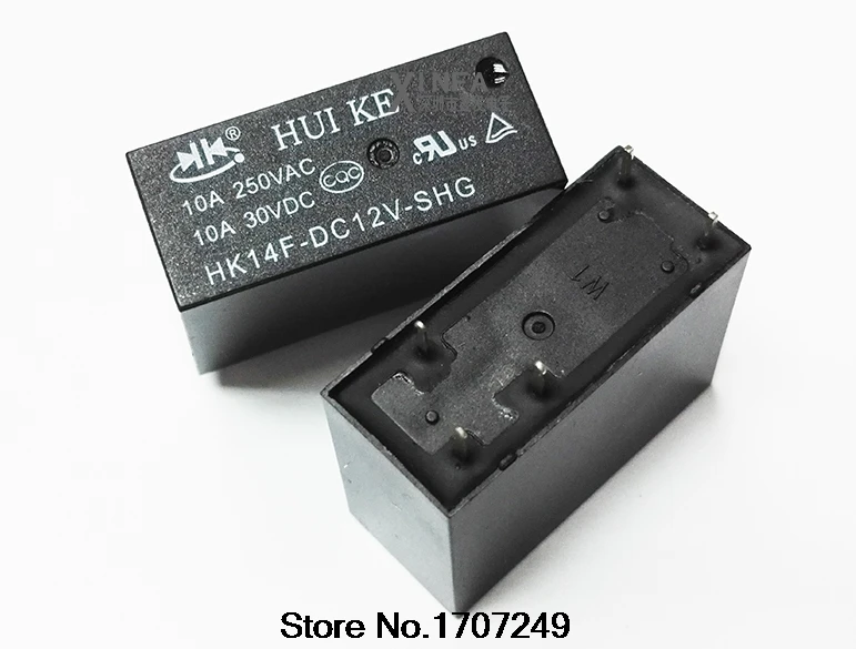 

Free Shipping 100% new original relay 10pcs/lot HUIKE HK14F-DC12V-SHG HK14F-12V-SHG