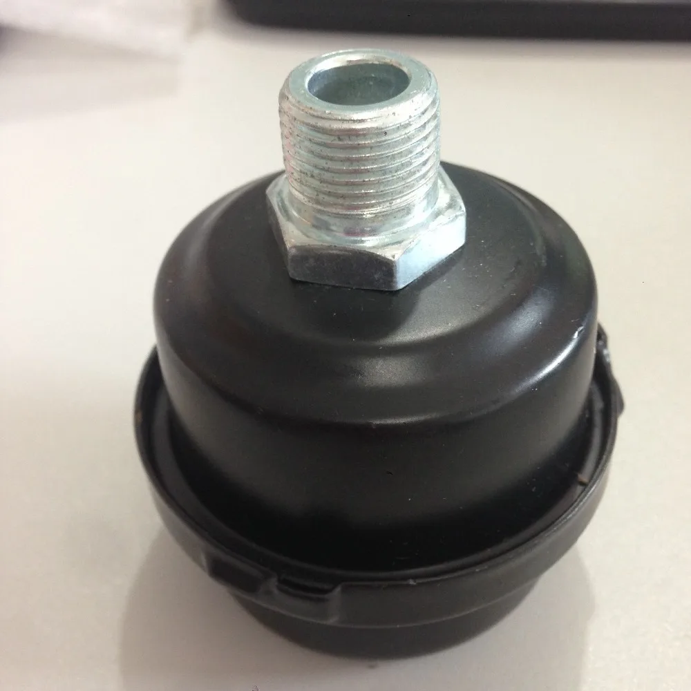 3/8 "bsp 16mm rosca macho diâmetro compressor de ar filtro de metal