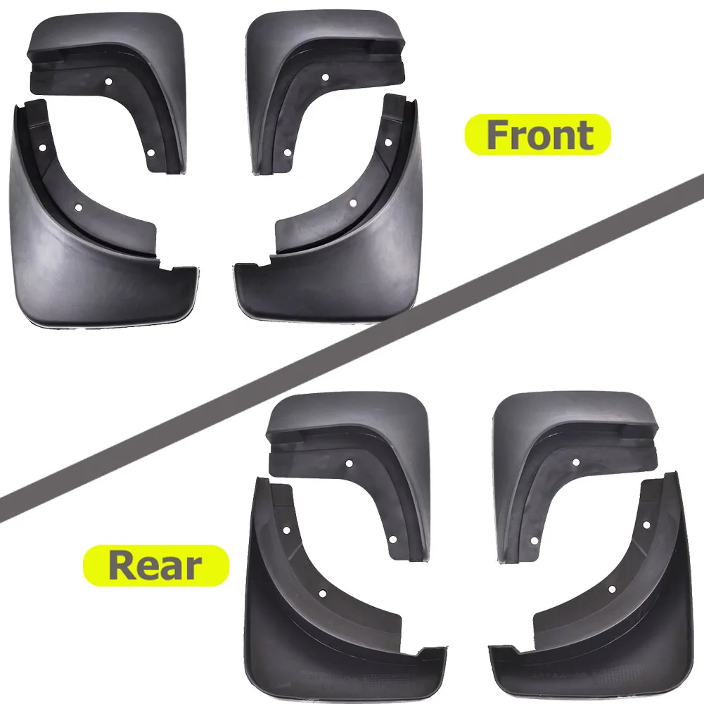 Front&Rear Mudflaps Mud Flap Fit For Audi A4 B7 2005 2006 2007 2008 Mud Flaps Splash Guards Mudguards Fender Accessories