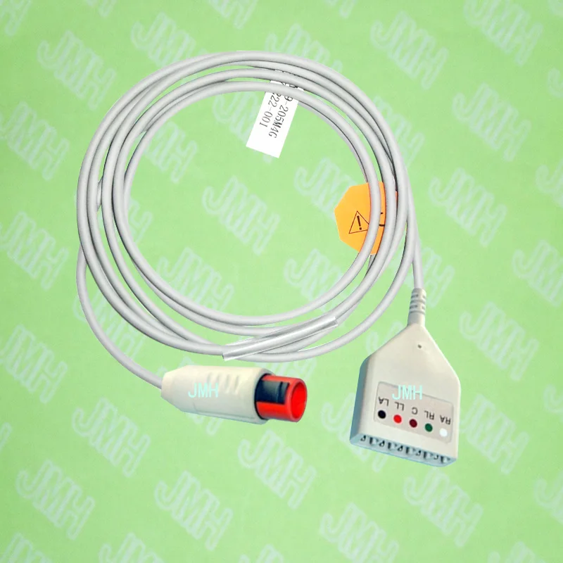 

Compatible with 8pin Bionet BM3 ECG Machine the LL 5 lead trunk cable,IEC and AHA.