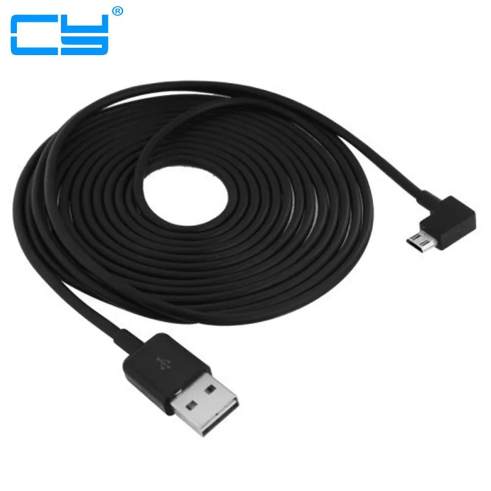 90 degree Short Micro USB Cable 2A 90 Corner Quick Charge USB to Microusb angle Charger Sync Data Fast Charging Cabel Cord 500cm