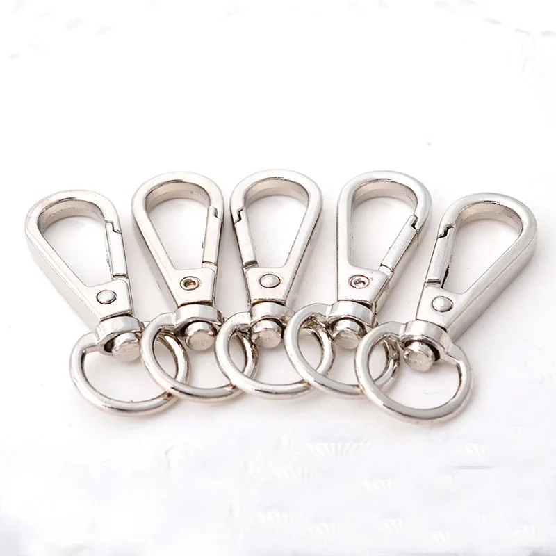 Keychain Lobster Clasps Snap Clip Hooks Connectors Jewelrymake Findings ,15mm bag hanger, 4 color