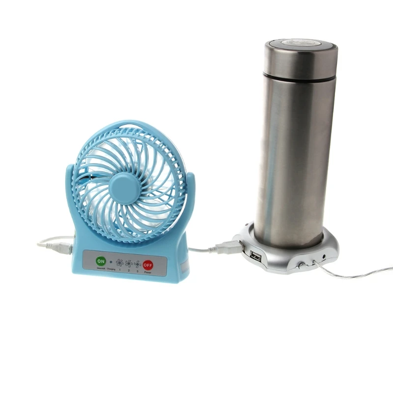 USB شاي قهوة كوب مدفأة للقدح لوح تسخين سيليكون مع 4 منفذ USB Hub كمبيوتر محمول