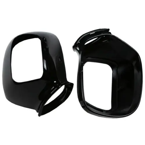 Black Left Side Rear View Mirror Case Cover For Honda GOLDWING GL1800 2001-2017