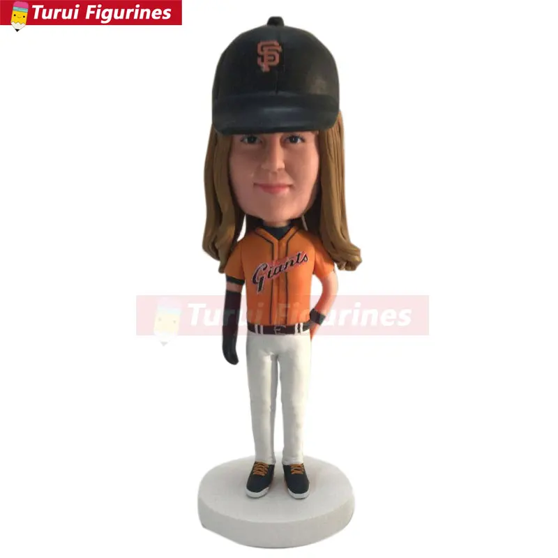 

Custom Bobble Head Personalized Figurines baseball Girlfriend Gift Girlfriend Valentine Gift Girlfriend