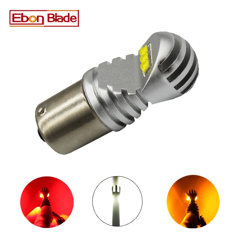 1x 1156 BA15S P21W 1157 BAY15D P21/5W BAU15S LED Bulbs 30W Car Reverse Brake Turn Signal Light Auto Lamp White Red Amber 12V 24V