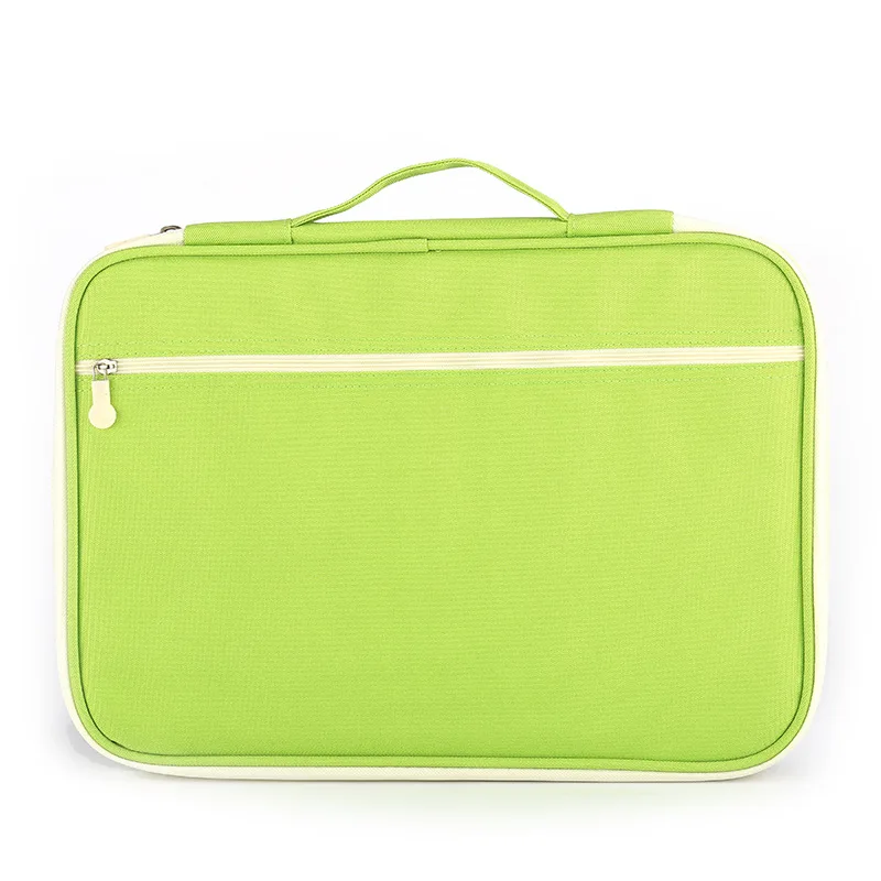 A4 File Bag Receives Office Information Portable Computer Bag Waterproof Oxford Cloth Filing Products File Folder Stationery