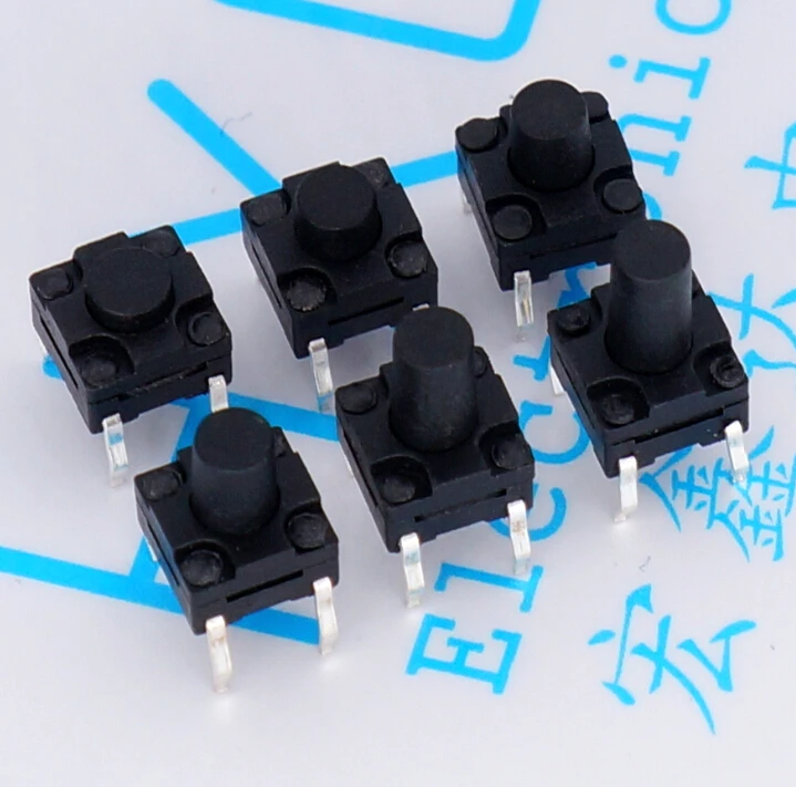 150pcs Micro Switch waterproof touch switch DIP 6*6*4.3/5/6/7/8/9/10MM Soymilk washing machine dust-button switch