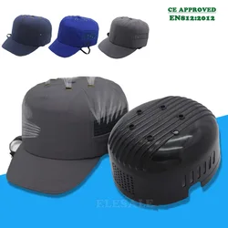 High Quality Work Safety Cap Helmet Baseball Hat Style Bump Cap Protective Hard PP Shell For Home Work Site Head Protection