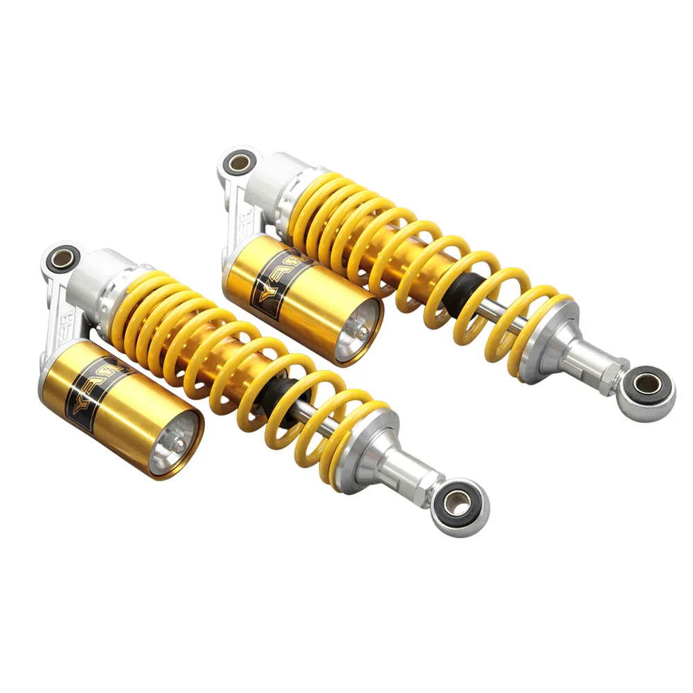 2Pcs 320mm Motorcycle Rear Air Shock Absorber Suspension Cushion For HONDA XJR400 CB400 Super Four Superfour 1992-1998 Yellow