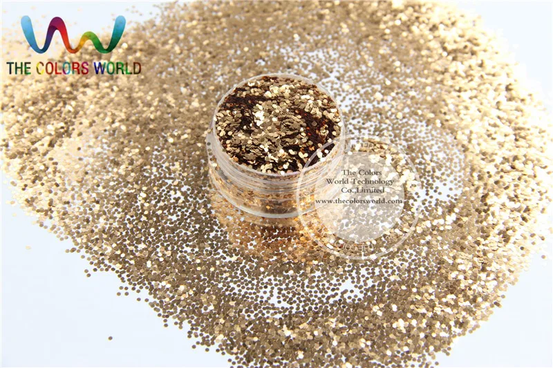 1mm 040 Light Copper  Sprinkling  Color Glitter Plain Colors Spangles  for Art and Nail decoration DIY  sequins