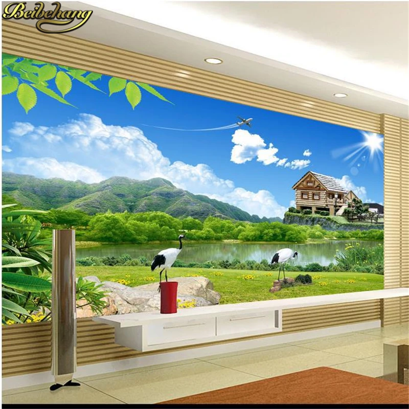 

3D 3d трехмерная Фреска Пейзаж Европейский ТВ фон гостиная спальня стены 3D обои фото обои