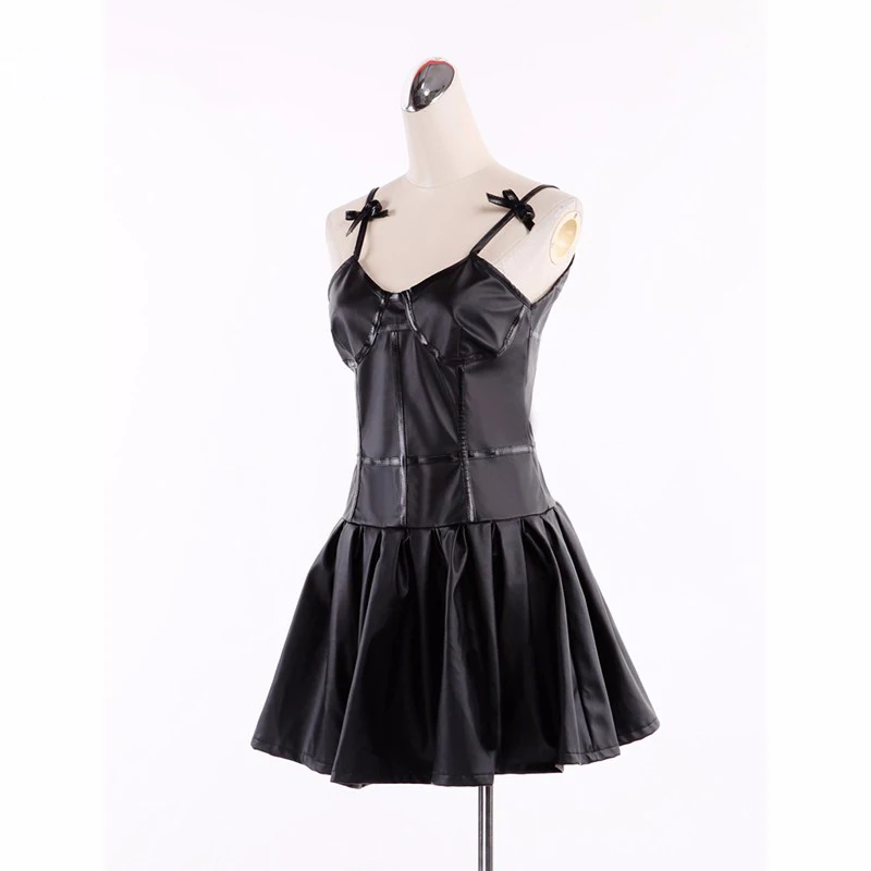 Ainclu The Future Diary Gasai Yuno Black Dress Cosplay Costume  Customize Size for Adults and Kids