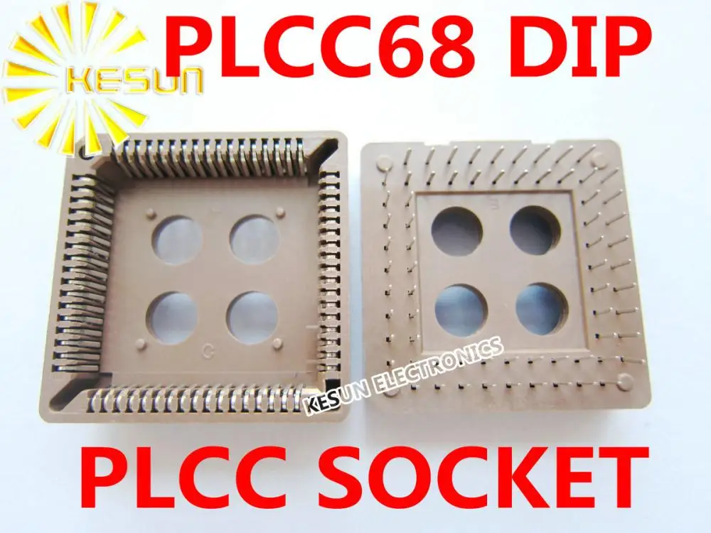 38PCS PLCC68 PLCC 68pins DIP type IC Socket