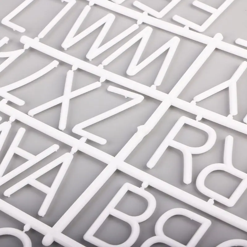 ตัวอักษรสำหรับ Felt Letter Board 200ชิ้นตัวเลขสำหรับกระดานจดหมายเปลี่ยนได้