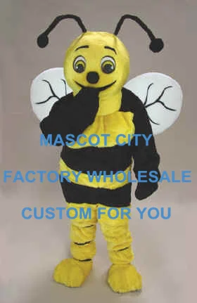 

Cute Honey Bee Mascot Costume Adult Size Stage Performance Bee Costume Mascotte Mascota Outfit Suit Fancy Dress SW541