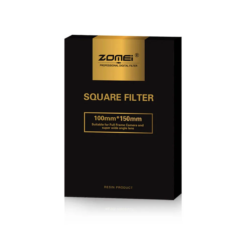 Zomei 150*100mm Graduated ND Square Filter G.ND2/ND4/ND8/ND16 Neutral Density Filter For Cokin-Z Lee Hitech 4x4\