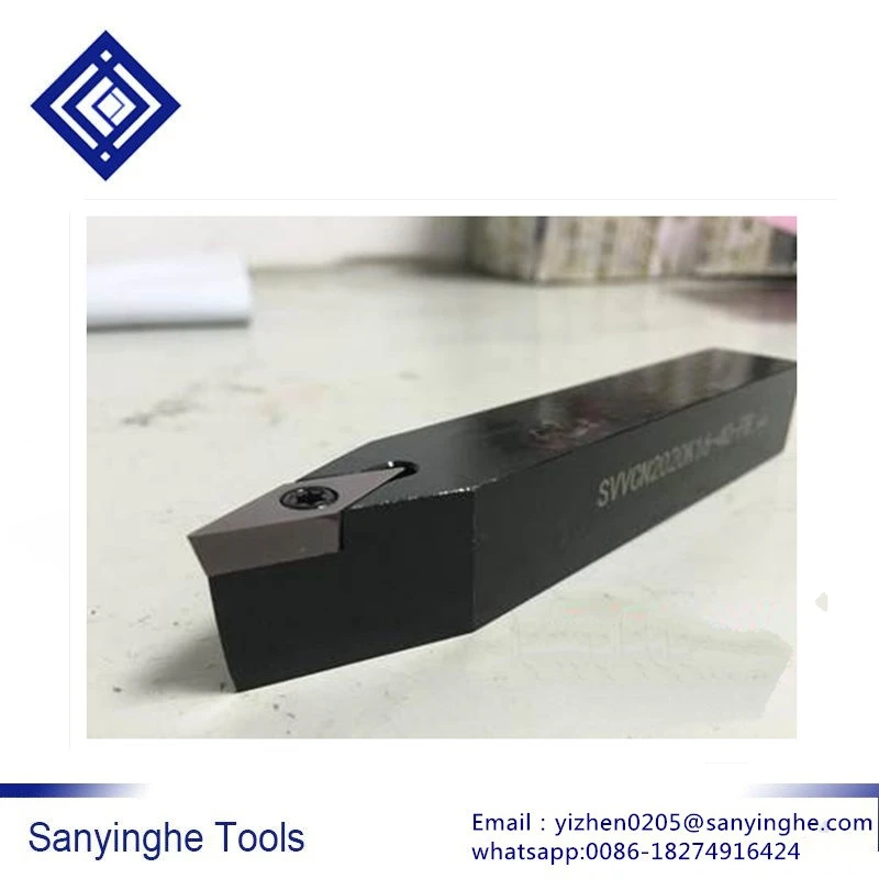 High quality SVVCN2020K16-40BF Tools  holder for 40/37 degree grooving blade Tungsten Carbide Inserts for belt pulley