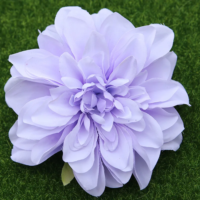 6pcs 14cm high-end artificial flower dahlia wedding party home decoration silk flowers Manual DIY image 5