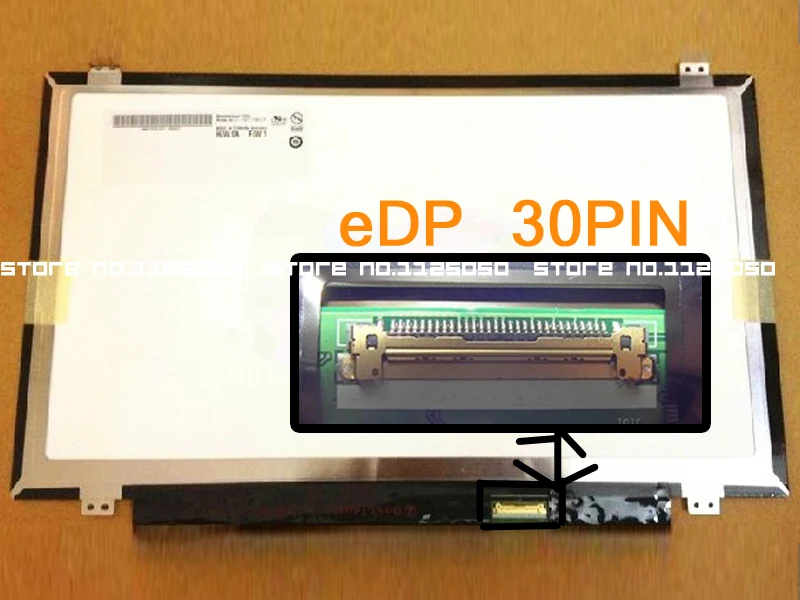 A+ 1366X768 30pin eDP For lenovo T440 U430P G40 G40-30 G40-70 E440 E422 Y40 Z410 Laptop original LCD LED screen Display matrix