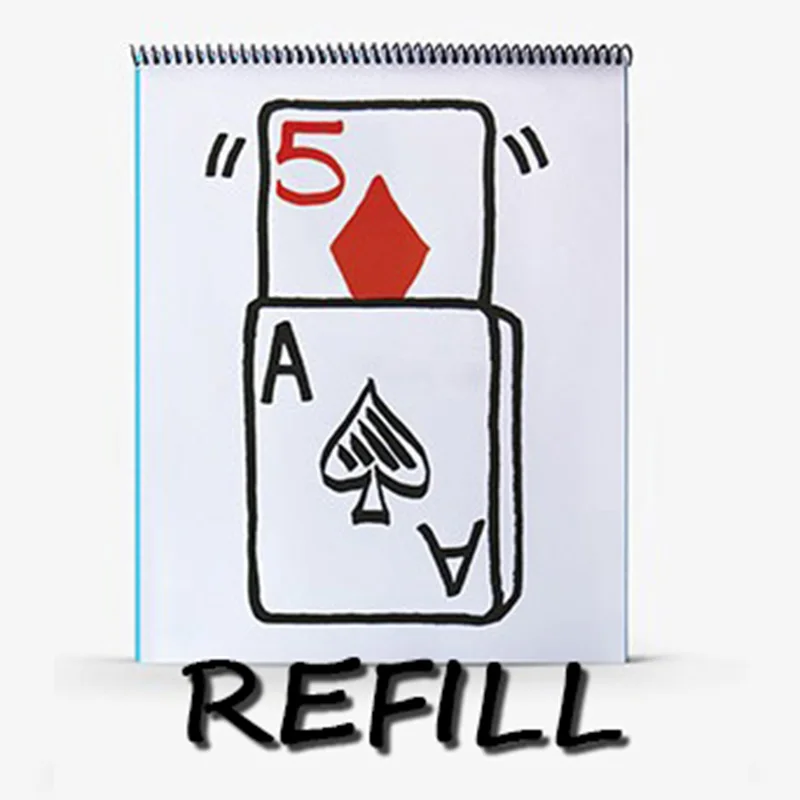 

Refill for Professional Cardiographic Exclusive Rise Card Prediction (35.5*28cm) Magic Tricks Stage Illusion Gimmick Prop Access