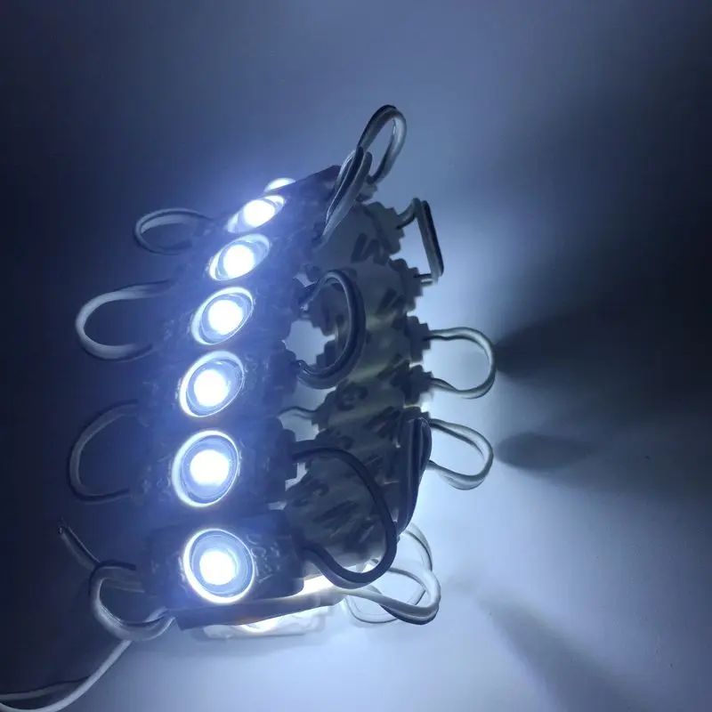 20 개/몫 SMD 2835 1 LED 모듈 조명 DC 12V 0.5W 방수 슈퍼 밝은 미니 Led 모듈 백라이트 DIY