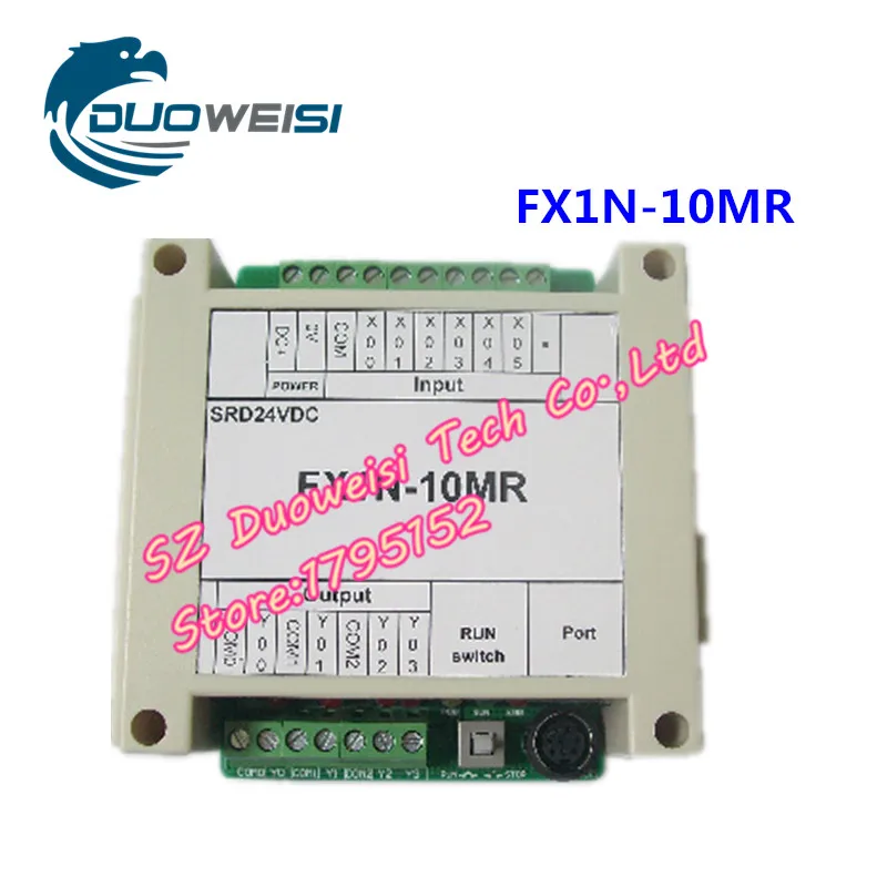 Plc ipc 보드 마이크로 컨트롤러 제어 보드 plc FX1N-10MR srd24vdc 하우징 fx1n 10mr