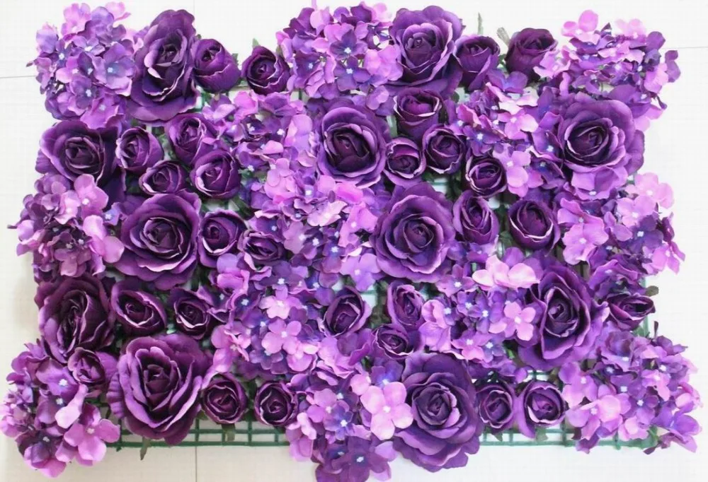 

SPR Free Shipping-purple- rose flower wall wedding backdrop arch floral table centerpiece road lead market decoration