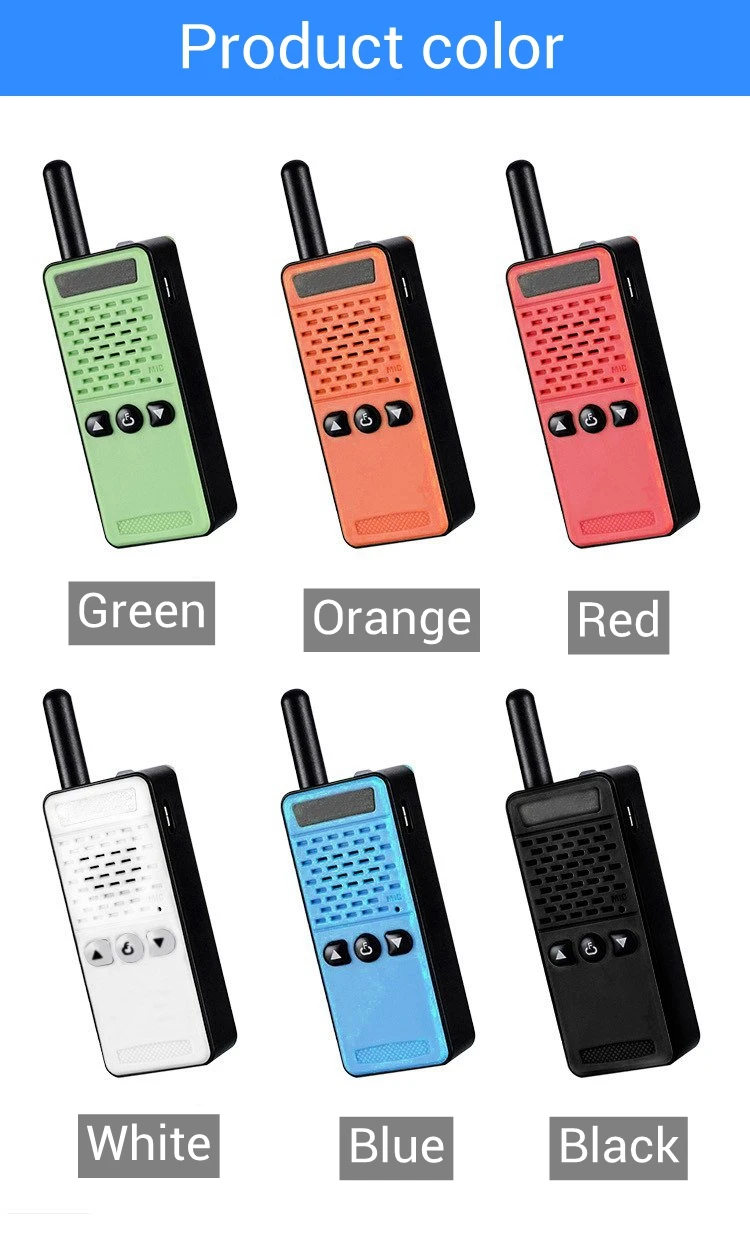 Mini Walkie-Talkie Small Walkie talkie For Restaurant Hotel Beauty Salon Bar Two Way Radio