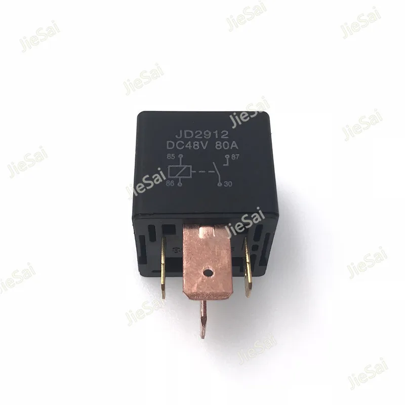 auto relay 5 pin 80A 12V 24v 48V 60v car relay and voltage can be customized