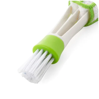 DHL 200pcs Car Cleaning Brush Double Ended Car Air Vent Slit Cleaner Brush Dusting Blinds Keyboard Cleaning Brushes lin4441