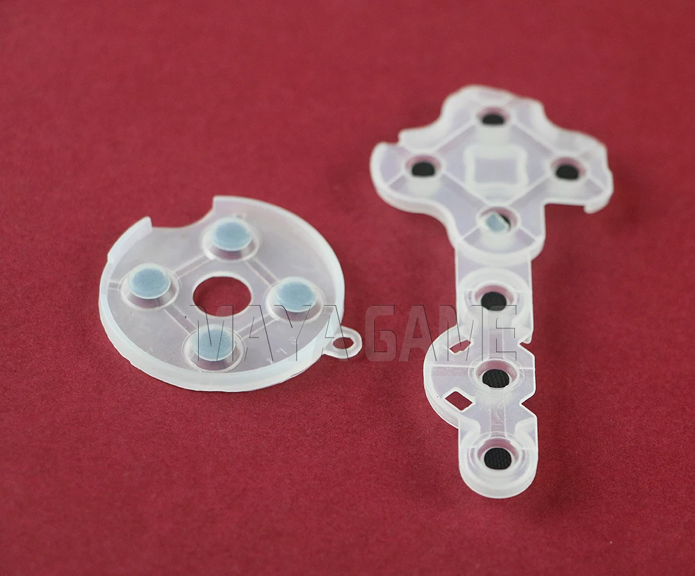 120 مجموعة من المطاط اللاصق الشفاف على شكل حرف D لوحدة التحكم اللاسلكية XBOX360 Xbox 360