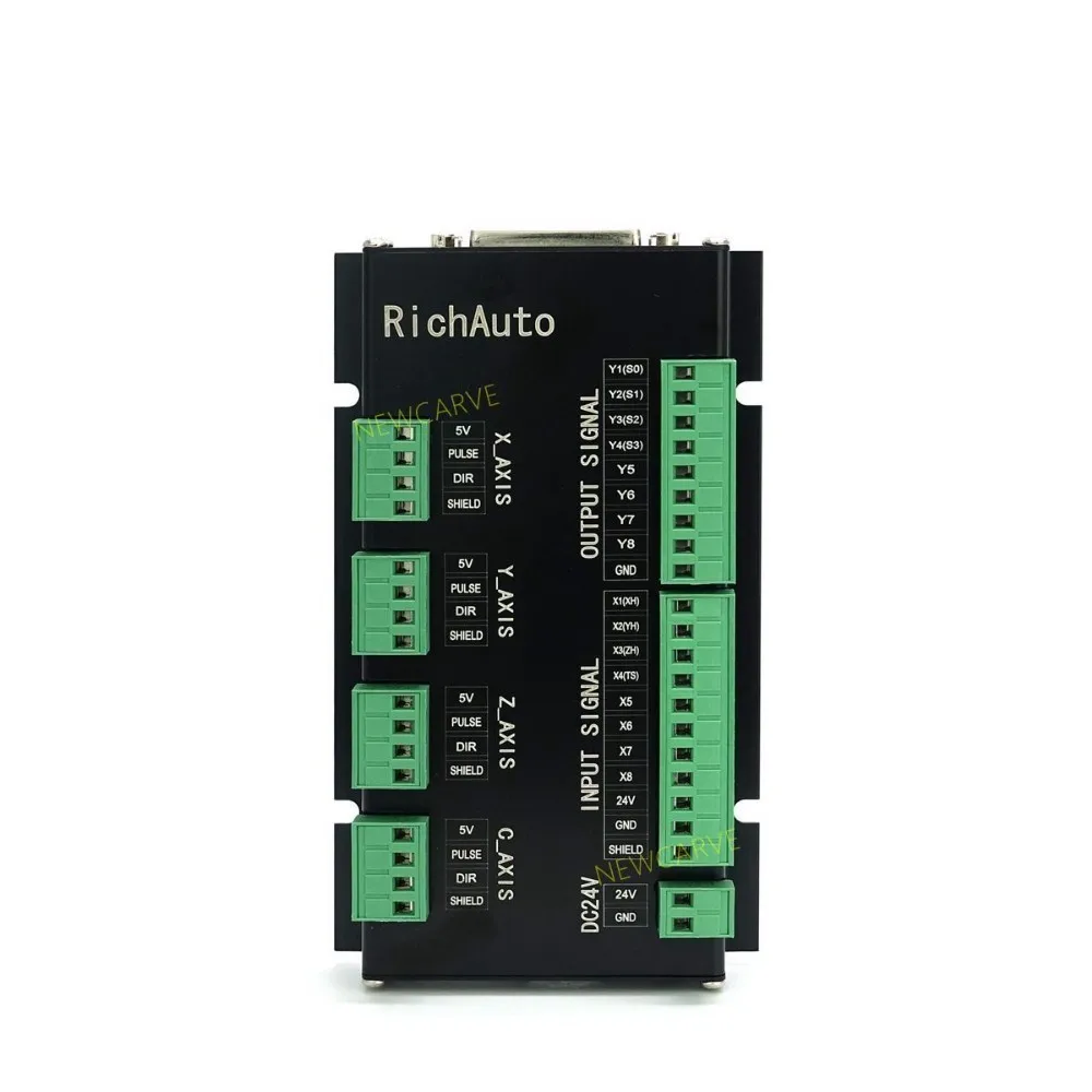 Richauto A15 wielu wrzeciona 3 osi CNC kontroler DSP A15s A15e w trybie Offline USB Motion Control instrukcji obsługi systemu do routera Cnc NEWCARVE