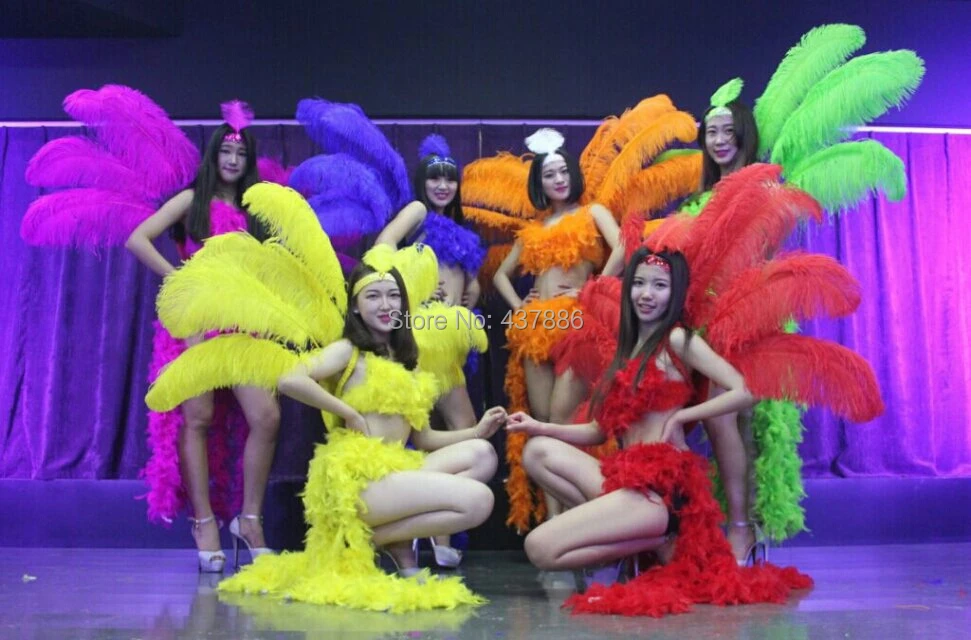 

cosplay bar opening stage party carnival brazil sex products feathers costumes samba dance costume suit for women sexy