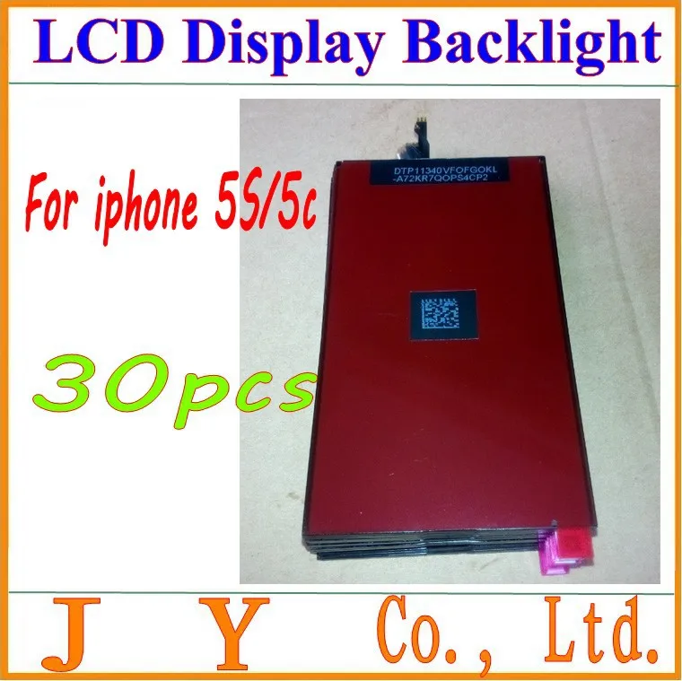 30pcs High quality LCD display Backlight replacement for Iphone 5s 5c  LCD Display Backlight Panel AAAAA+