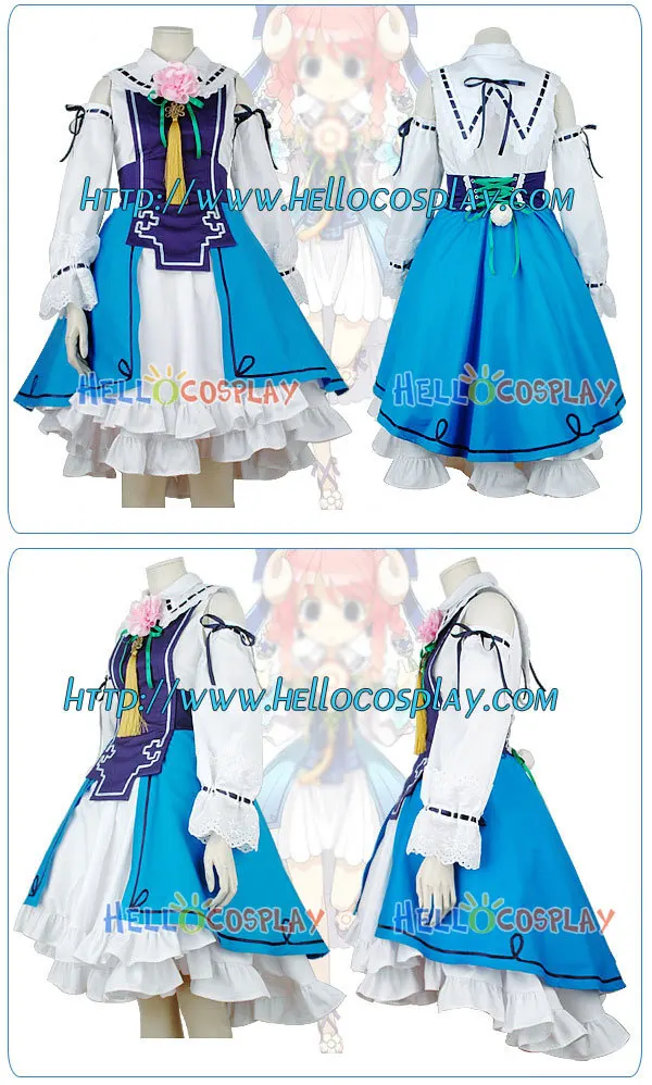 

Japanese Anime Outfit Trickster Online Cosplay Costume H008