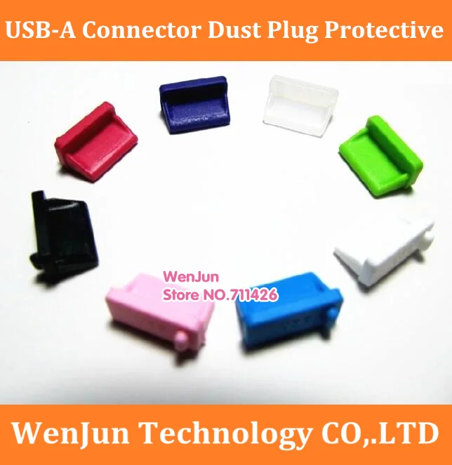 

Hot Sale USB-A dust stopper computer class digital jack soft silicone gel Protective Dust plug Stopper cap 10pcs/lot