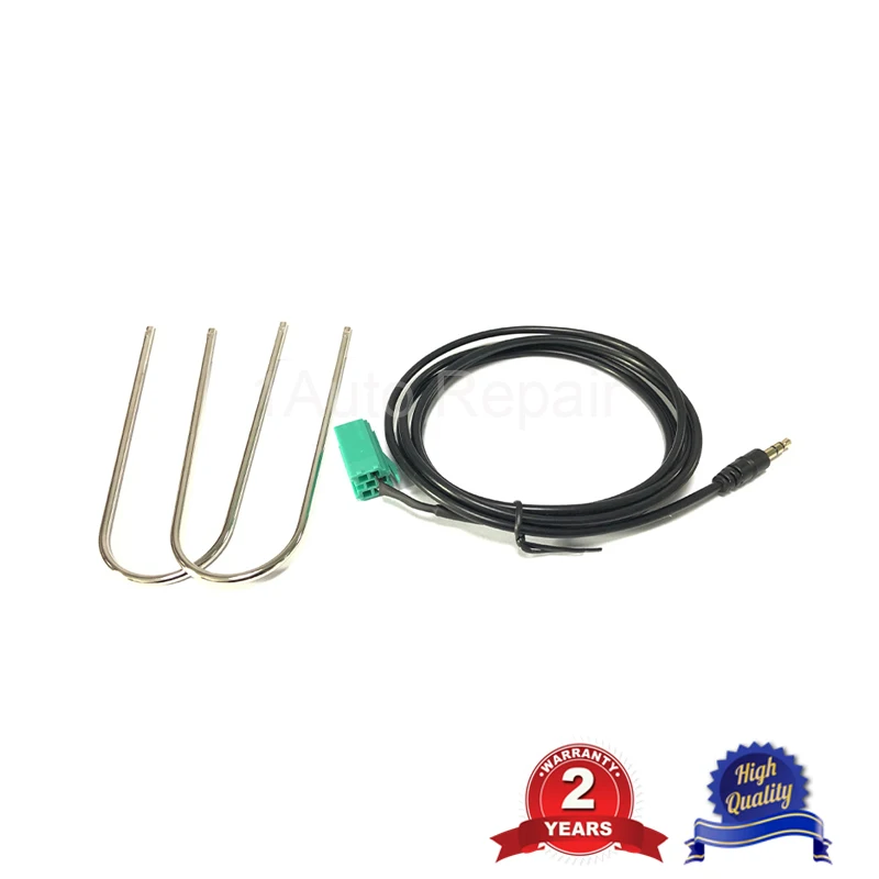 3.5mm AUX CD Stereo Audio Input Adapter Cable For Renault Clio Megane Espace Kangoo Laguna