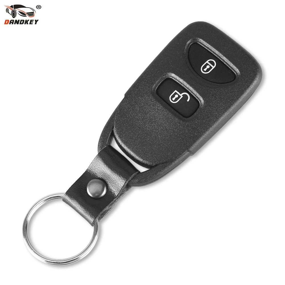 DANDKEY Replacement 2 Buttons Remote Car Key Case Shell Cover Fob For HYUNDAI Tuscon 2005-2009 Accent 2005-2008