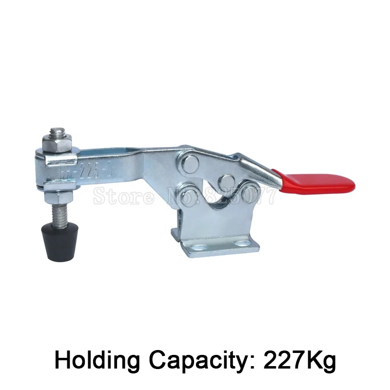 4PCS 227Kg/500Lbs Holding Capacity Metal Clamping Clamp Quick Release Horizontal Toggle Clamp JF1593