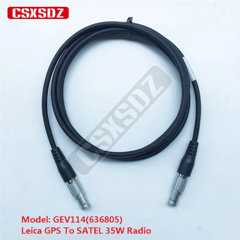 

NEW Leica 636805 GEV114 Connects Satelline to GS09/GS10//GS15/GRX1200 GPS Data Cable Leica GPS ConnectorTo SATEL 35W Radio