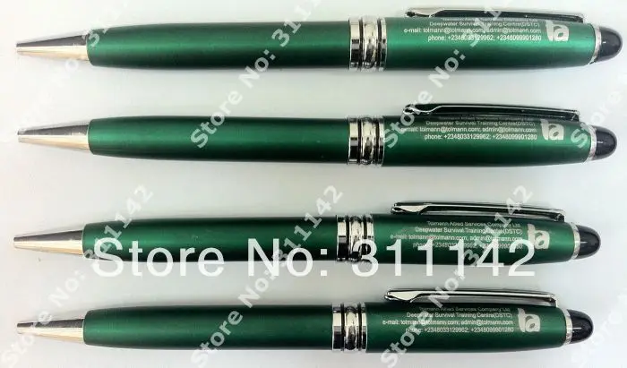 

Metal pen 500pcs free shipping hot sale low price with logo printing metal engraved pen