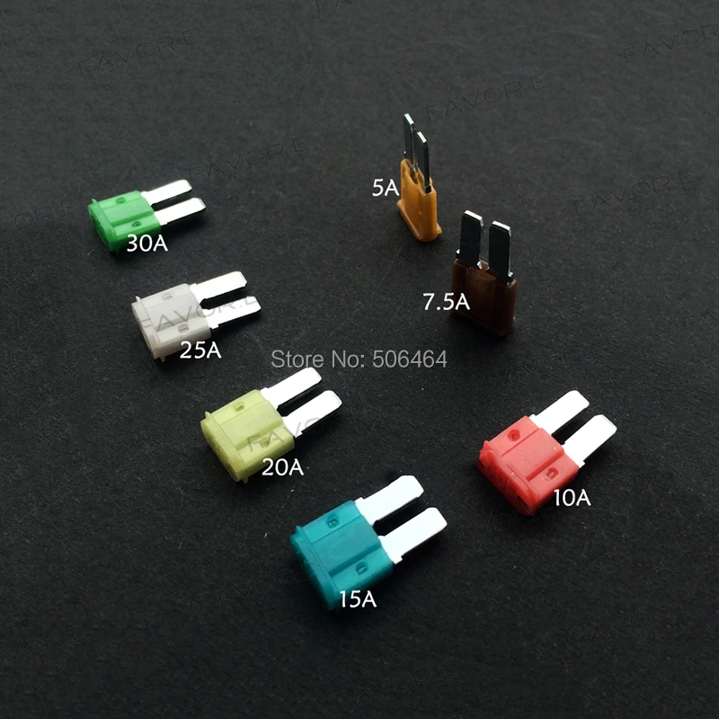 Micro mini medium standard small Blade Fuse Auto Car Truck Motorcycle SUV FUSES 2A 3A 5A 7.5A 10A 15A 20A 25A 30A 35A 40A