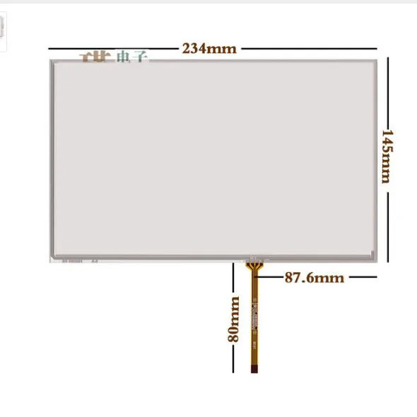 

The new 10.2 Inch Touch Screen 10.1 inch AT102TN03 V.8 V.9 screen screen 234*145