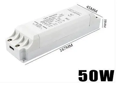 LED Power Supply Transformer 30w 50w Driver for LED Bulb Strip 240V - DC 12V 100pcs fedex dhl fast shipping