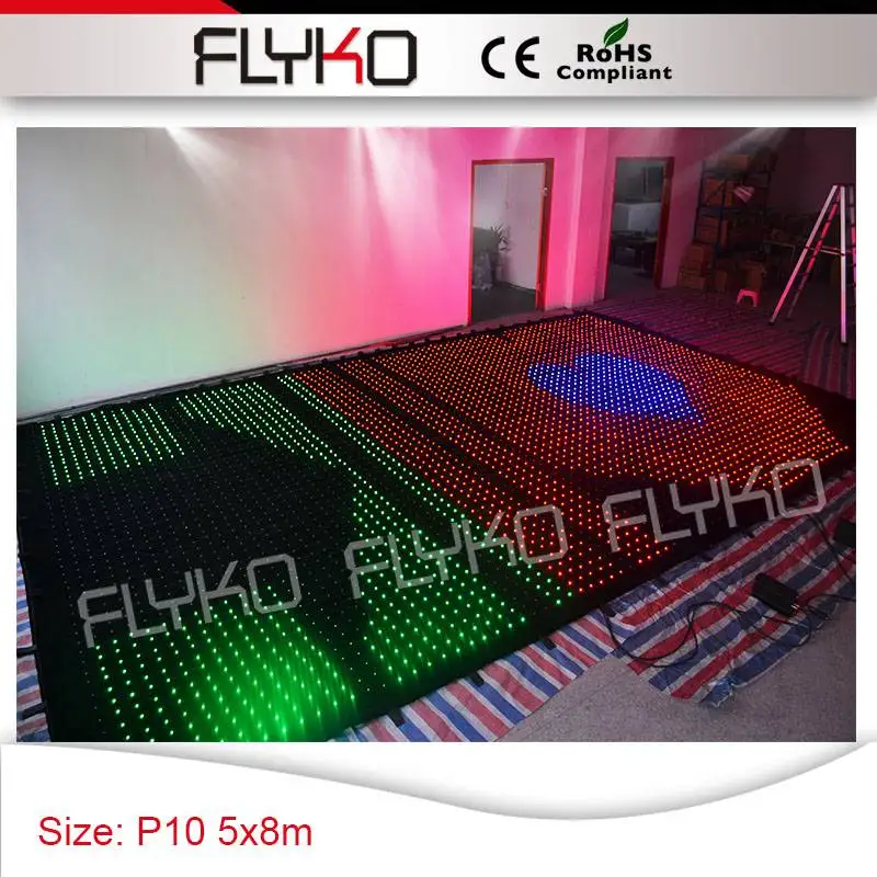 New size 5x8m led wall PH10 led night lights display curtain for bar /disco/nightclub/party event