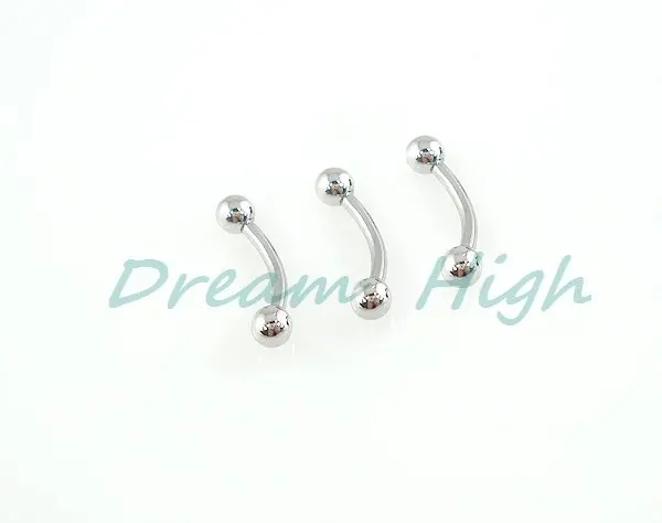 

Wholesale Eyebrow Piercing 316L Surgical Steel Eyebrow Ring Body piercing Basic Style 200pcs/lot Free Shipping Mixed color